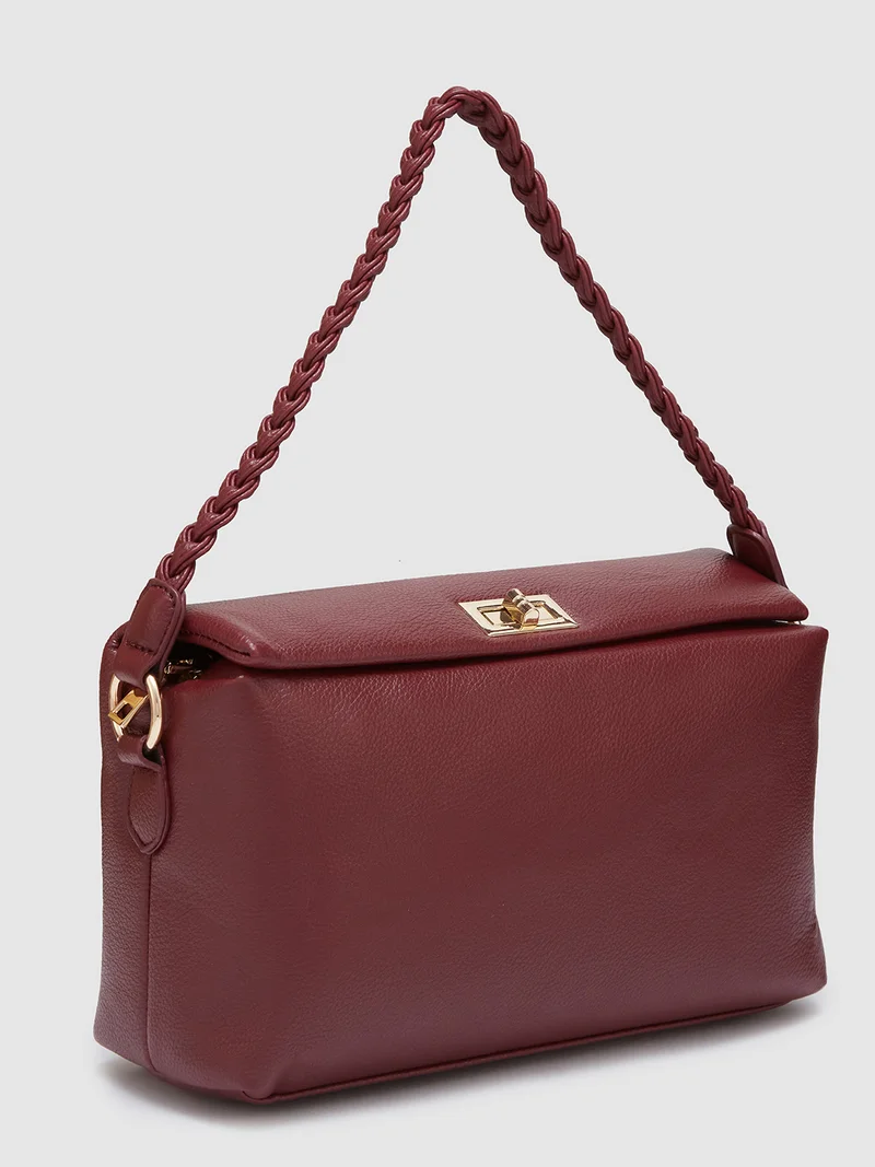 globus  Globus Women Astro Dust Maroon Solid Casual Sling Bag  | Best Price UAE